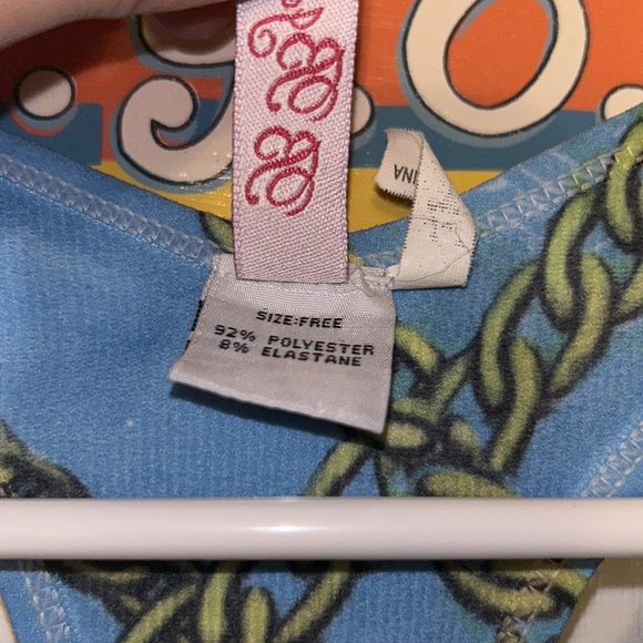 VINTAGE Y2K 2000’s CROWN ROYAL COBALT BLUE CHAIN STRETCHY TANK TOP - Picture 5 of 10